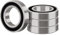 XiKe 4 Stück 6700-2RS Kugellager 10mm x 15mm x 4mm, Rillenkugellager mit Dichtungen, geeignet für DIY, Drehbank, 3D-Drucker, Motoren, Generatoren und Gartengeräte usw.