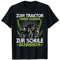 Zum Traktor Fahren Geboren Zur Schule Gezwungen T-Shirt