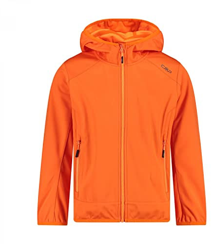 CMP, Softshell jacket with fixed hood,orange,116