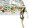 Maison d' Hermine Tischdecke, 100% Baumwolle, 160cm x 220cm dekorative Tischdecke, waschbar, quadratisch, Ostertischdecken für Essen, Hochzeit, Bankett, Buffet, Agrume – Frühling/Sommer