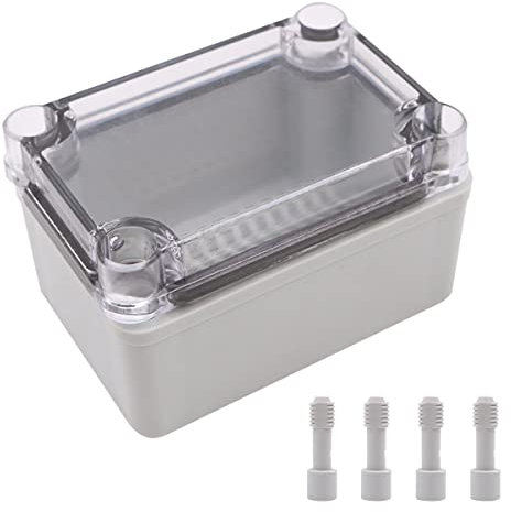Tiardey Electronic Waterproof IP67 Sealed ABS Plastic DIY Junction Box Enclosure Case Clear - 65 * 95 * 55mm