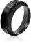LEUOVE Imbuto Caffè Espresso | Anello Dosatore Caffè 58mm | Imbuto Filtro Caffè in Metallo Alluminio per Macchina per il Caffè, Accessori per Barista, Nero