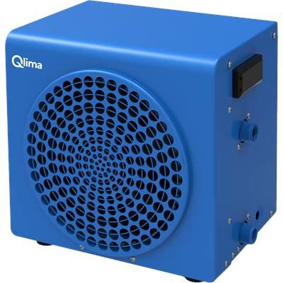 QLIMA Pompa di Calore per Piscina SPHP130 Blu Piscina Accessori