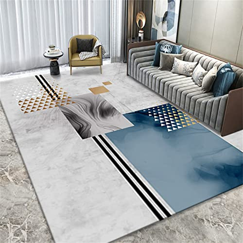 RUGMRZ Teppich Kinderzimme Einfaches Wohnzimmer Esszimmer Schlafzimmer Home Decoration Living Room grau Teppich Bett esszimmer Teppich Kinderzimme küchen200x250CM