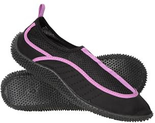 Mountain Warehouse Bermuda Womens Aqua Shoes - Neoprene Design, Mesh Panel, Slip On, Lightweight Swim Footwear - for Beach Underwater Walking Lilac Adult Shoe Size 6