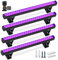 Barrina Schwarzlicht UV LED Bar, 10W 28cm USB Schwarzer Lichtbalken, Verstellbare Schwarzlichtlampe für Party, Körperfarben Halloween Dekorationen, Tragbare UV LED Schwarzlicht für Schlafzimmer, 4er