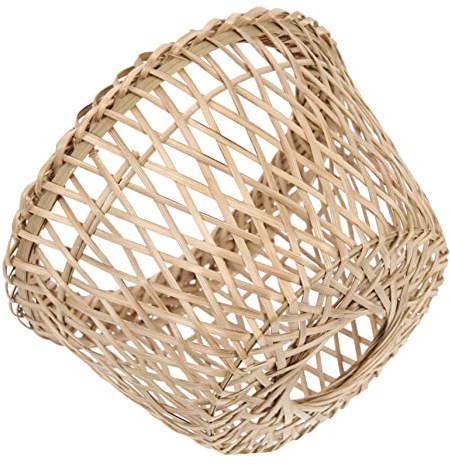 Paralume Intrecciato Bambù Decorativo Per Lampade Copertura Lampada Dustproof Stile Rustico Per Arredamento Casa E Ristoranti