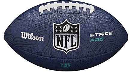 Wilson NFL Stride Pro Eco Fußball, Marineblau, offizielle Größe