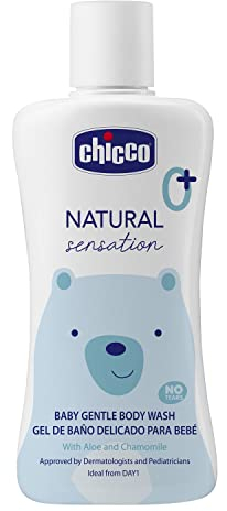 CHICCO NATURAL SENSATION - BABY SANFTES KÖRPERBAD – OHNE TRÄNEN, 200 ML