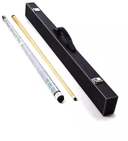POCHY Billardqueue-Stock Billardqueue Stick Queue de Billard 1/2 Split Fancy Big Head Club Chinesisch Schwarz Acht Mittelkopf Blau und Weiß Porzellan Neun Clubs (Farbe: B, Größe: 13 mm)