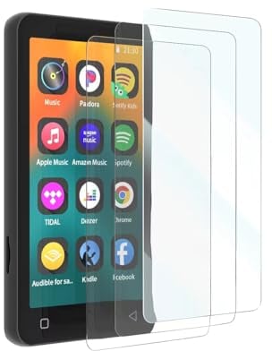 innioasis Tempered Glass Screen Protector for G1 G3 MP3 Player, Anti-Scratch, 9H Hardness, HD Clear, Bubble Free with Easy Installation Kit, 3 Pack Transparent