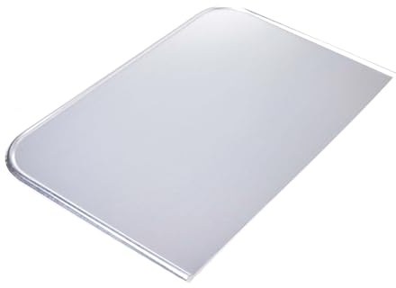 Aqbau® Ofen-Bodenblech Kaminöfen Bodenplatte Bodenschutz für Feuerstellen (Verzinkt, 40 x 60 cm)
