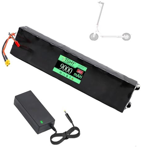 TGHY Batterie au Lithium Batterie Li-ION 36 V 6,6 Ah 7,8 Ah 9 Ah Batterie Lithium-ION Rechargeable en PVC étanche avec Chargeur pour Moteur 50 W 150 W 250 W 350 W,9ah
