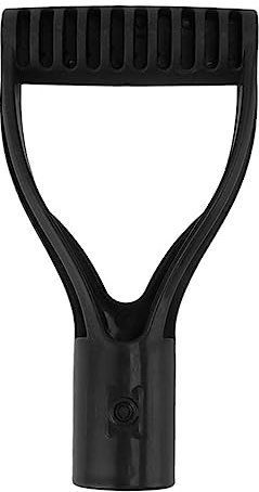 Plastic Spade Handle D Grip Shovel Handle Replacement for Snow Raking Digging Garden Accessories (Black)