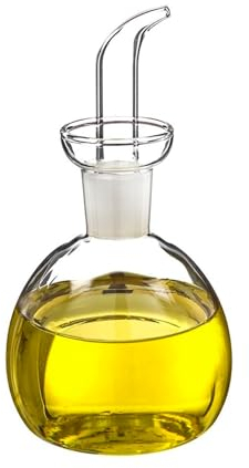 TWO TIGERS Aceitera Antigoteo de Cristal. A Elegir en 500ml, 750ml o 1L. Aceitera y Vinagrera de Cristal Resistente y Ligero. Uso Doméstico u Hostelero. Dispensador de Aceite (750ml)