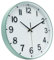 HZDHCLH 30cm Lautlos Wanduhr Schleichende Sekunde mit Arabisch Ziffer ohne Ticken für Dekoration Wohnzimmer, Küche, Büro, Schlafzimmer（Grüner Rahmen）