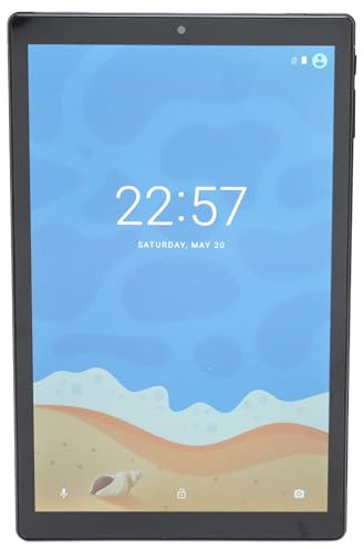 ASHATA 10-Zoll-Tablet, 2,0-GHz-Octa-Core-Prozessor, 6 GB RAM, 128 GB ROM, 1200 X 1920 IPS-Display, 8000-mAh-Akku, WiFi-Tablet, 14.0, 20-MP-Kamera (Black)