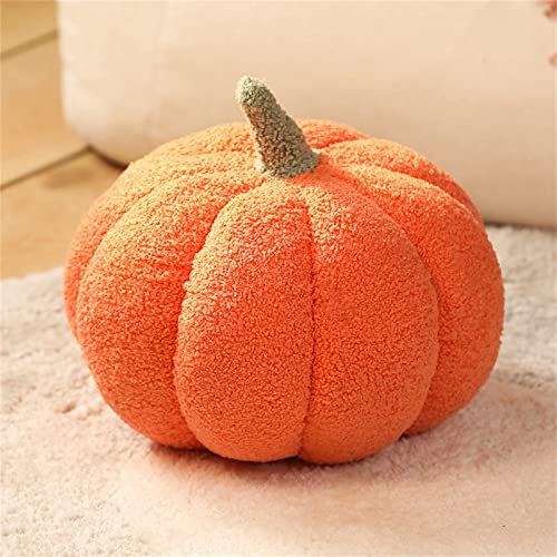PlüSchtier Halloween KüRbis Moderner Einfacher Stil PlüSchkissen, Kissen Puppe Wurfkissen, Schmusetier Geschenk für Kinder MäDchen Jungen (20 cm,Orange)