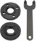 3 Pcs Angle Grinder Nut Angles Grinders Wrench Kit, 5/8-11 Flange Metal Lock Nut, Angle Grinder Replacement Parts, Compatible with 193465-4 Metabo Bosch Ryobi Black Decker 4.5 5