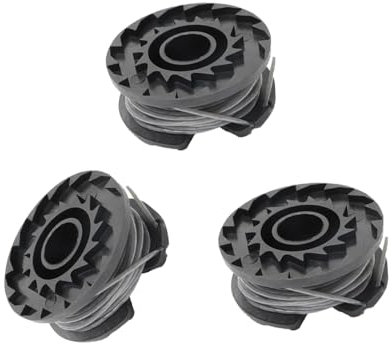 3 Stück Ersatzspulen für Bosch Akku-Rasentrimmer EasyGrassCut 18/23/26 & Art 23SL/26SL – Ø1,6mm x 5m Hochreißfestes Nylon – Kompatibel F016800569/385
