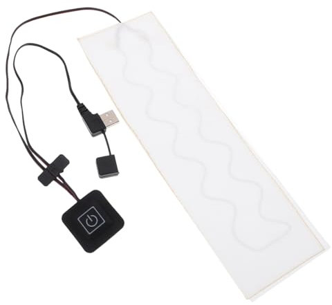 DEARMAMY 1pc Heated Pad for Neck Electric Scarf Heater Carbon Fiber Modes Temperature for Cold Days