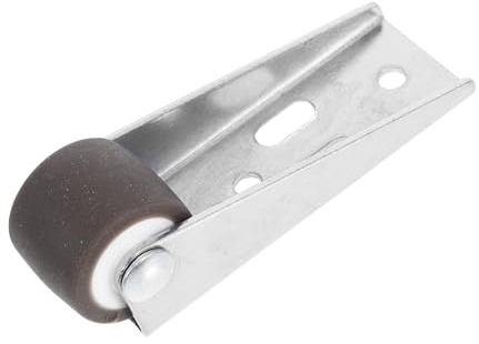 KONTONTY Horizontale Tür Unten Richtungsrad aus Tpe Gummi und Galvanisiertem Stahl Schiebetürrolle für Kleiderschrank mit Flachem Design für Schlafzimmermöbel und Häufig Genutzte Türen