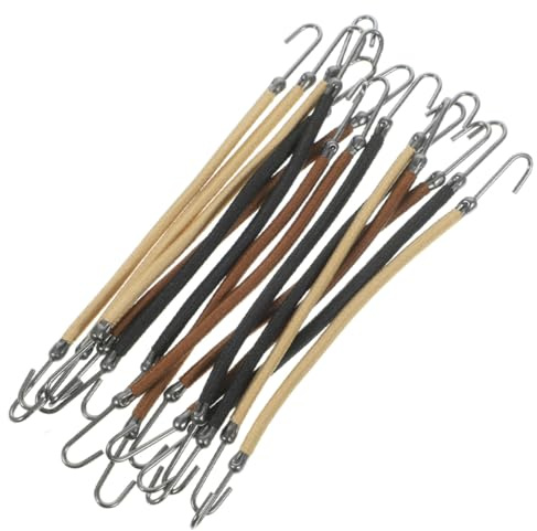 LIFKOME 30 Stück Teiliges Haargummi Doppeltem Haken Elastische Haarschmuckbänder für Damen Sicherer Halt bei Hochzeiten Parties Sport und Alltagsfrisuren