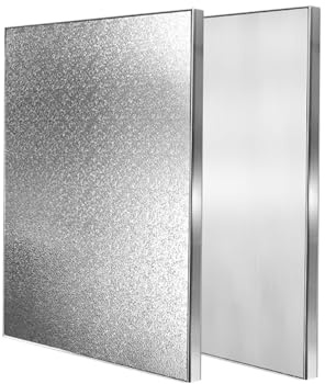 Plaque Isolante Anti Feu, Protection Murale Meuble pour Cuisine, Plaque Protection Chaleur pour Frigo Poele Four Plan de Travail Cuisine Cheminée Gaziniere(80 x 60 cm)