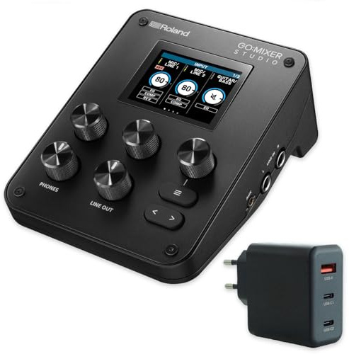 Roland GO:Mixer Studio Interface Audio-Mixer mit keepdrum Netzteil