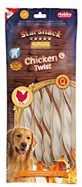 Nobby STARSNACK Barbecue Chicken Twist L, 150 g; 5 St; 25 cm