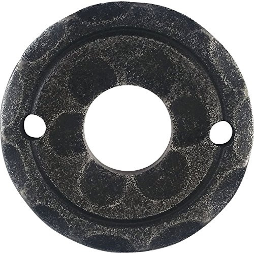 HALCÖ Drückerrosette SILL, ø 50 mm, verzinkt schwarz passiviert