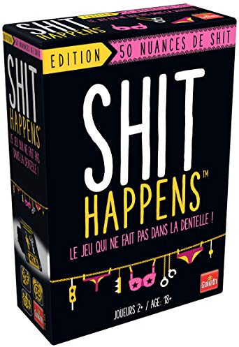 Goliath - Shit Happens – Edition 50 Shit Shit – Gesellschaftsspiel für Erwachsene – Spaß garantiert – zum Spielen mit Freunden – ideal für Kult-Abende – für 2 Spieler und mehr – ab 18 Jahren.