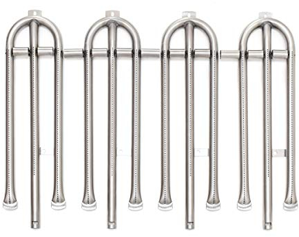 LAG Edelstahl Brennerrohr-Set/Brennerset für 4-flammige Gas-Grill/-Bräter BRS4-XCR