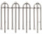 LAG Edelstahl Brennerrohr-Set/Brennerset für 4-flammige Gas-Grill/-Bräter BRS4-XCR