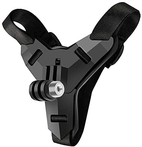 YUEXINYAN Helmet Chin Holder Motorcycle Helmet Mount Chin Strap Mount Fixing Bracket Riding Sports Camera Jaw Holder for Motorcycle Helmet