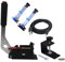 Obokidly 64Bit PC-USB-Handbremse für Logitech G25/G27/G29/G920/G923; für Thrustmaster T300/T300RS /T300RS GT/T500; Wechsel zwischen PC-Windows- und Sim-Rennspielen (mit Klemme, rot)