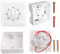 Haveratio pour Interrupteur de Temps Interrupteur de lumière Prises Compte à rebours 220V Interrupteur minuterie numérique Interrupteur de Commande Prise Plaque de Couverture Maison 30min