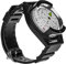 Haofy Outdoor Mini Leichte Armbanduhr Abs Kompass Gummi Armband Werkzeug Zubehör, Kompass Zum Wandern, Mini Kompass für Uhr