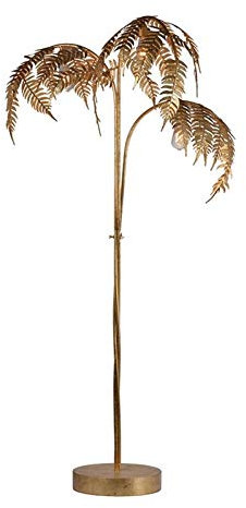 Floor lamp 180cm Metal Palm Tree Floor Lamp with Golden Finish / 3 Light Gold Tree Floor lamp
