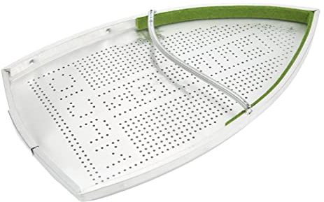 La Placa de Aluminio para Zapatos de Hierro Protege La Tela Ahorrando Tiempo 12,7x22 Cm para Plancha Eléctrica y Uso Doméstico