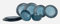 Gimex - Stone Line - Vajilla - Azul Oscuro - 12 Piezas