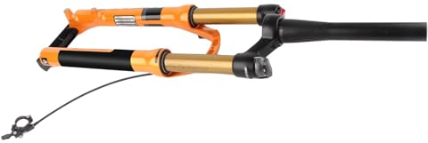 POENVFPO Forcella Anteriore Bici Forcella con Sospensione Pneumatica Forcella Anteriore Bici da 26 Pollici, Forcella Anteriore con Controllo Via Cavo Lubrificazione a Lunga Durata