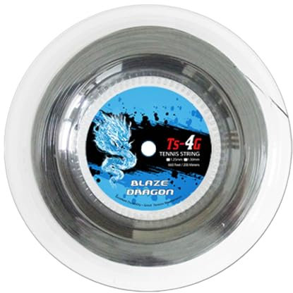 Corda per racchette |. Corda da tennis 4 G per racchetta da tennis con piastra grande, corda da tennis, filo duro primario per esercitare, filo per racchette per persone con polso leggero