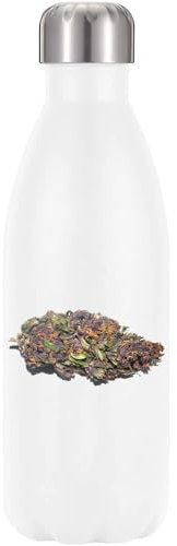 Purple Haze Vakuumisolierte Thermo-Trinkflasche, Weiß