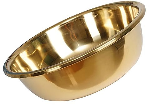 Garneck Thickened Stainless Steel Basin Kitchen Large Food Mixing Bowl for Vegetable Wash Household Wash Basin