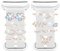Joycabin Uhrenarmband Charms Armband, Charms Uhrenarmband Charms-Bänder Metallverzierung mit Schnalle für Apple Watch Series 8 7 6 5 4 3 2 1 (Stil 6)