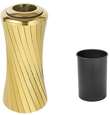 JKJZSALJ Poubelles Poubelle D'Extérieur en Métal avec Cendrier Seau À Peler Poubelle Selon l'environnement De Bureau Recyclage des Déchets Composteur Poubelle De Cuisine