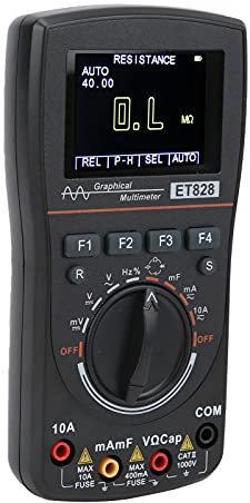 Sonda Differenziale Ad Alta Tensione ET828 2,5 Msps 1 MHz Modalità Multiscan Display Digitale Automatico Sonda Ad Alta Tensione Leggera