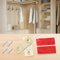 Set di serrature magnetiche invisibili per soluzioni di archiviazione in casa o ufficio (nero)