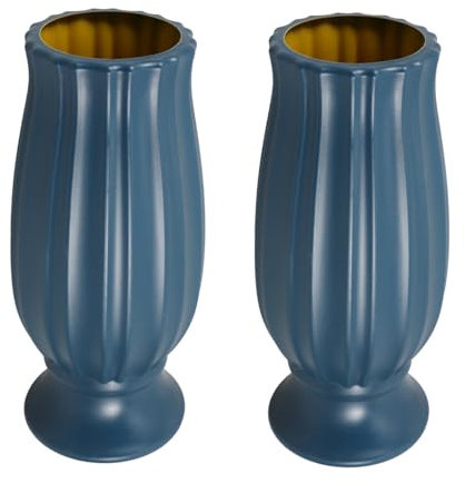 2Pezzi Vasi Cimiteriali per Fiori Resistenti Alle per Decorazioni Commemorative per Tombali e Luoghi